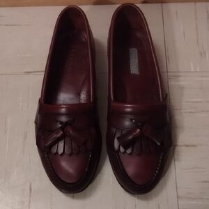 Cole Haan Dark Brown Tassel Loafers